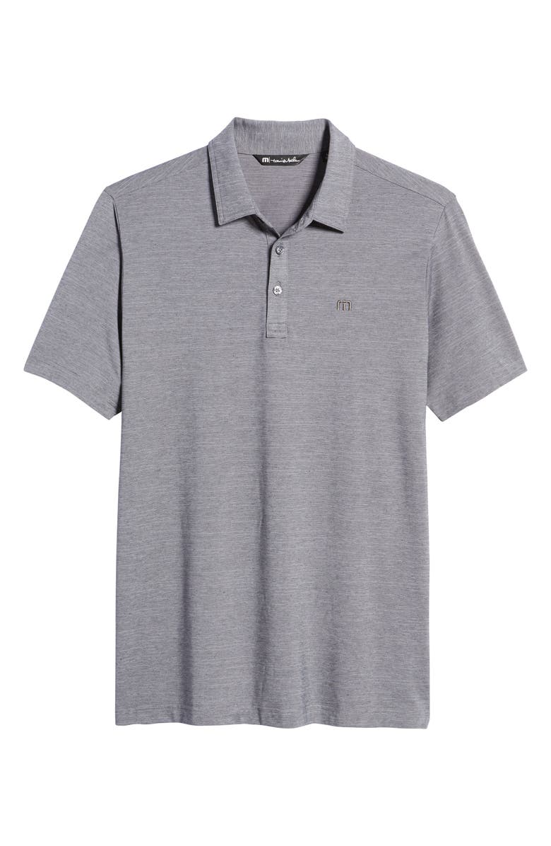 TravisMathew The Heater Solid Short Sleeve Performance Polo, Alternate, color, Sleet/ Quiet Shade