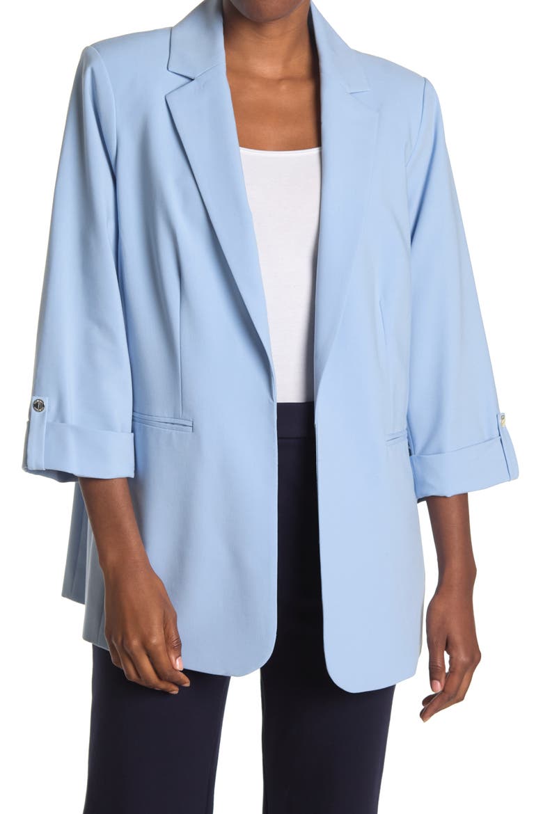 Roll Tab Blazer, Main, color, SERENE