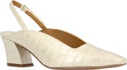 J. Reneé Stasia Croc Embossed Slingback Pump
