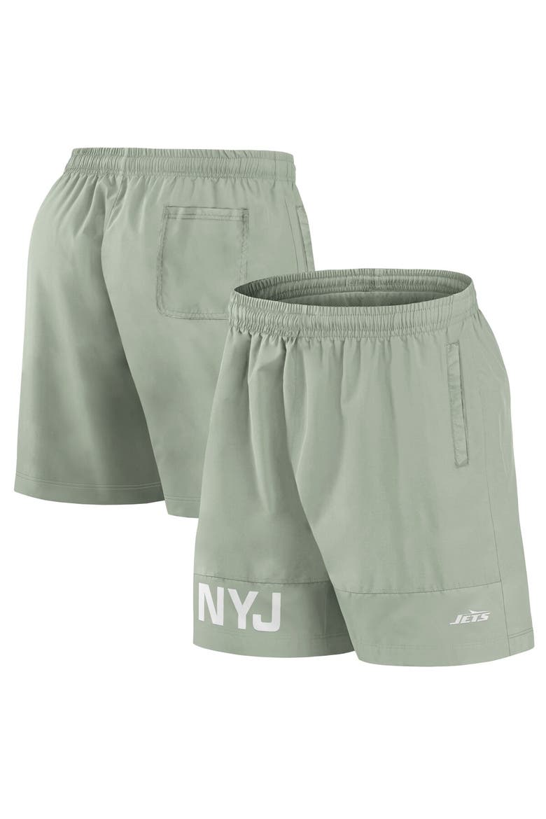 Men's Fanatics Light Green New York Jets Elements Shorts, Main, color, Light Green