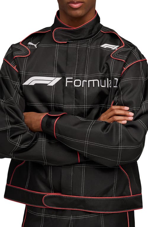 Puma F1 Lifestyle Racing Jacket In Black