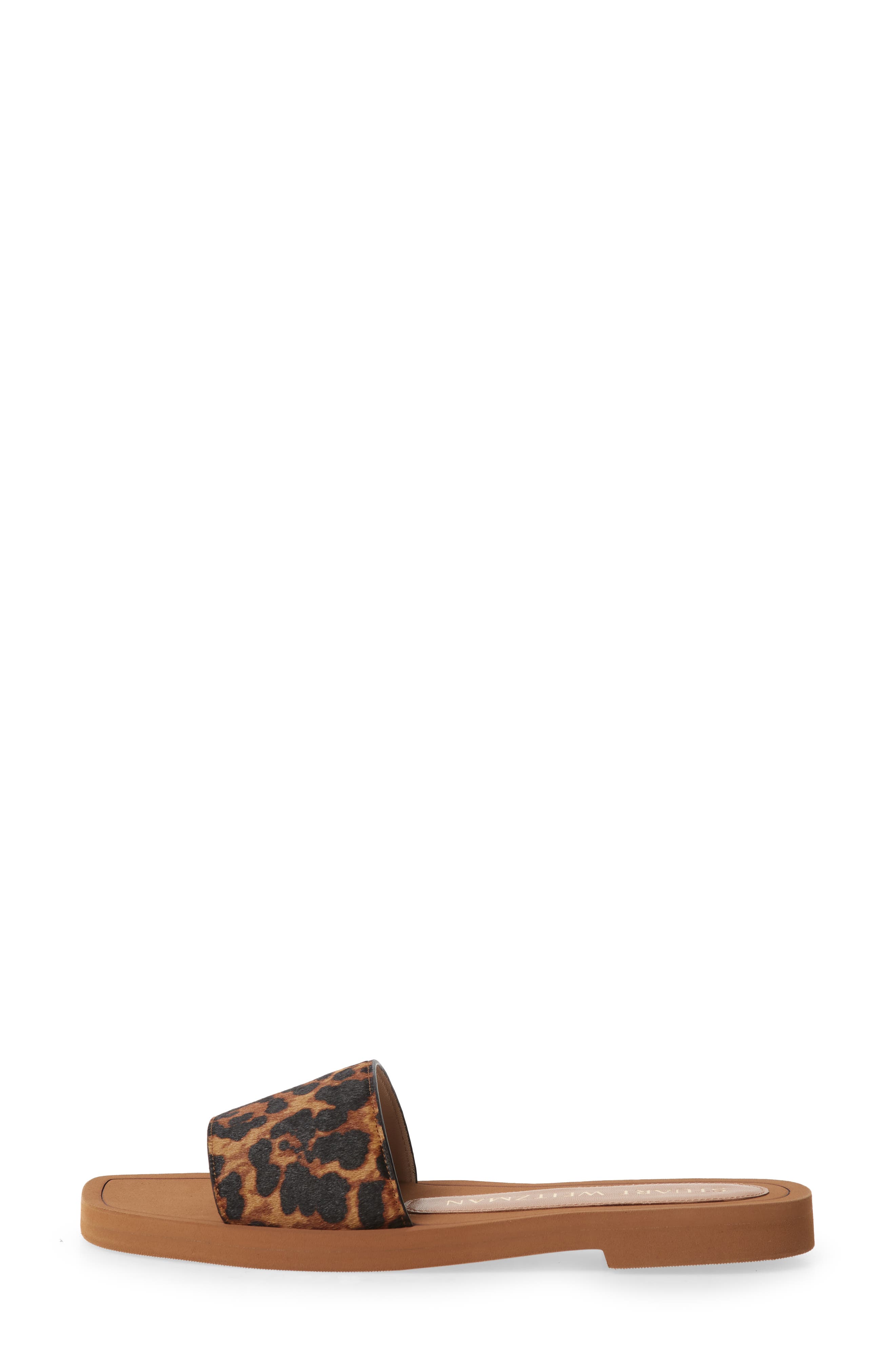 Stuart Weitzman Delilah Genuine Calf Hair Slide Sandal, Alternate, color, 