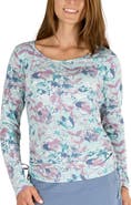 UV Skinz Long Sleeve Ruched Everyday Tee