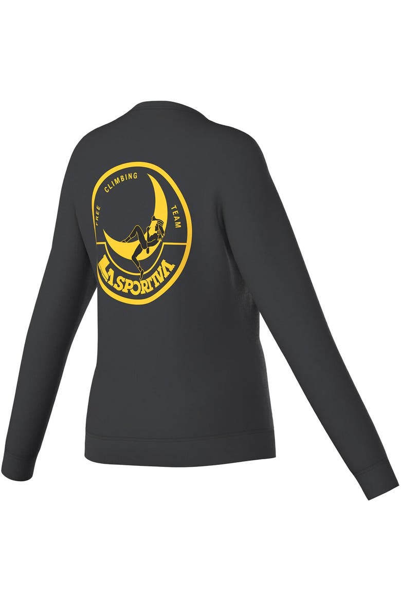 Climbing On The Moon Sweatshirt - Women's, Alternate, color, Carbon/Giallo