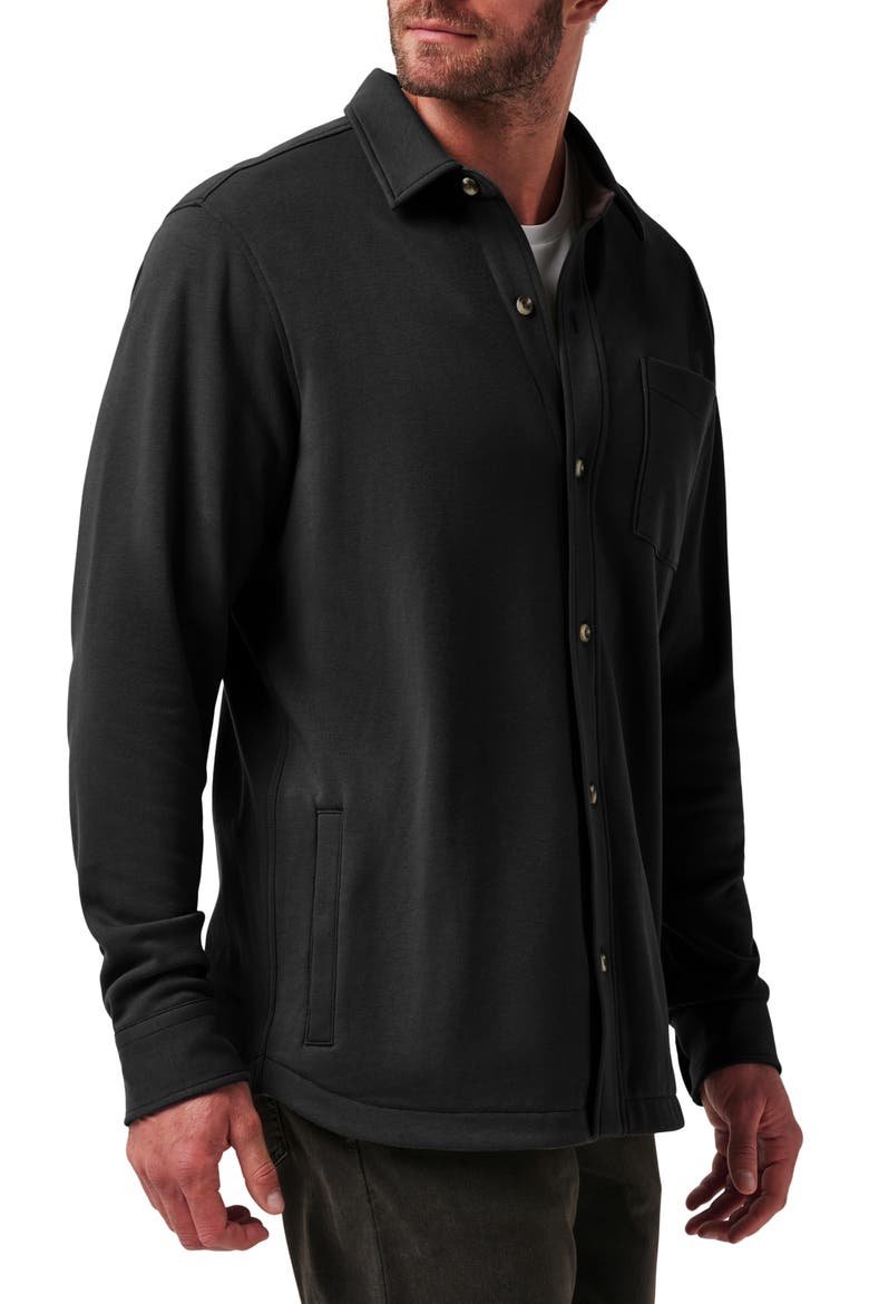 Cloud Shirt Jacket, Alternate, color, BLACK