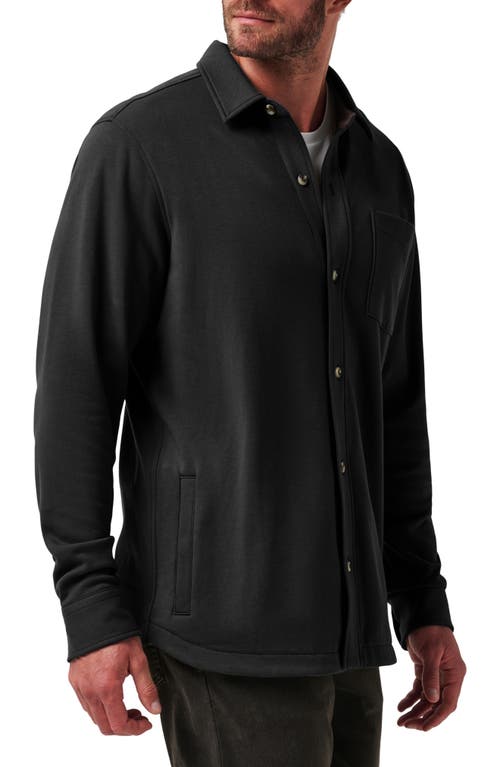 Travismathew Cloud Shirt Jacket In Black