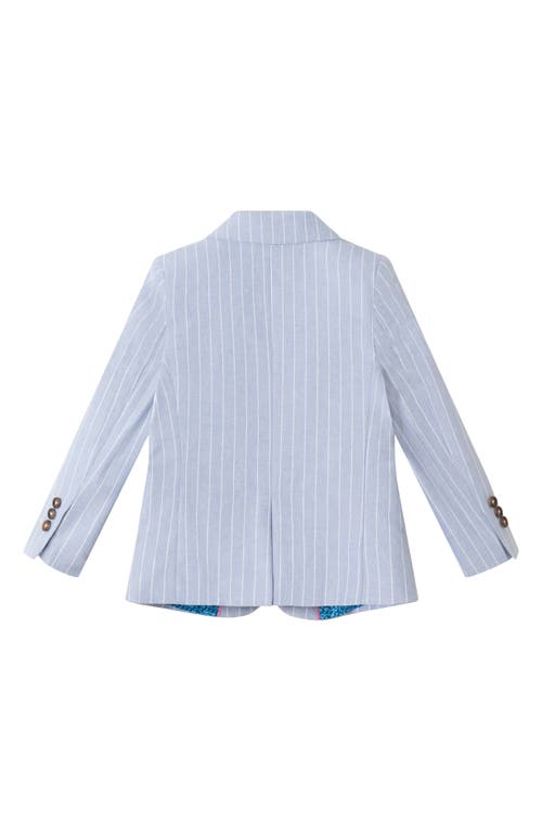 Andy & Evan Kids' Cotton Blend Suit In Blue