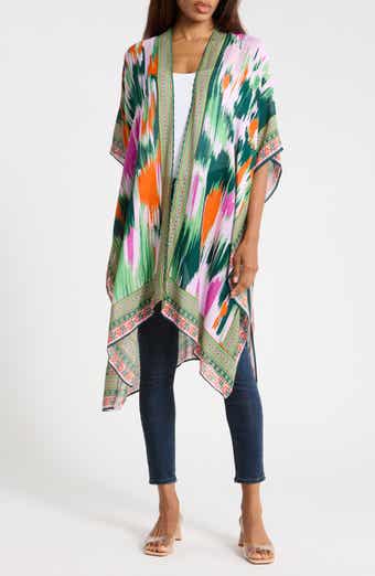 NORDSTROM RACK Lightweight Print Ruana