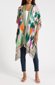 NORDSTROM RACK Lightweight Print Ruana