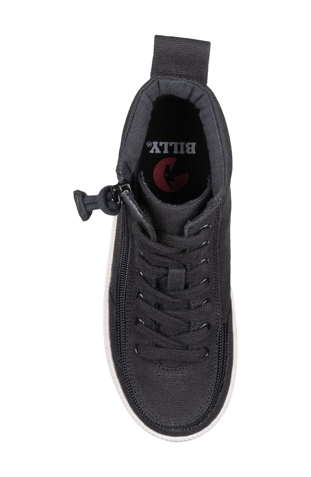 BILLY Footwear Kids' Classic High Top Sneaker, Alternate, color, Black/ White