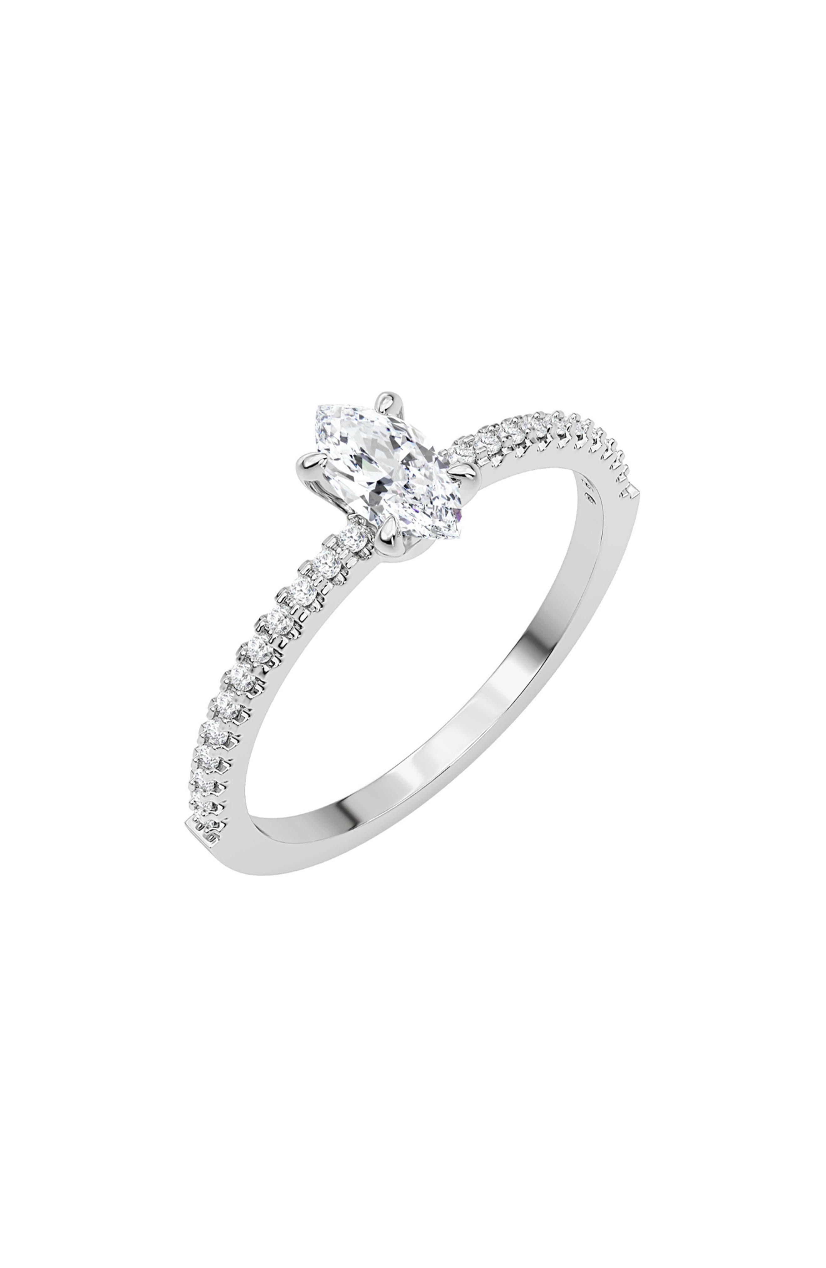 selected PURE PLATINUM CLEAR CZ