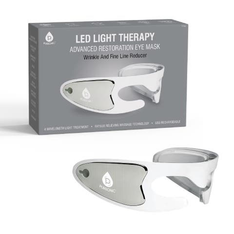 LED Light Therapy Advanced Restoration Eye Mask - Anti-Aging, Collagen-Boosting, At-Home Treatment