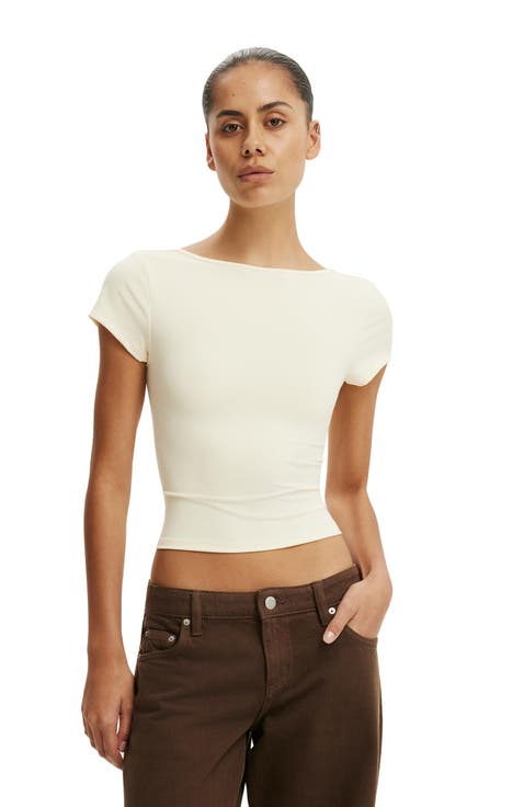 Women's Hold Me Scoop Back Tee