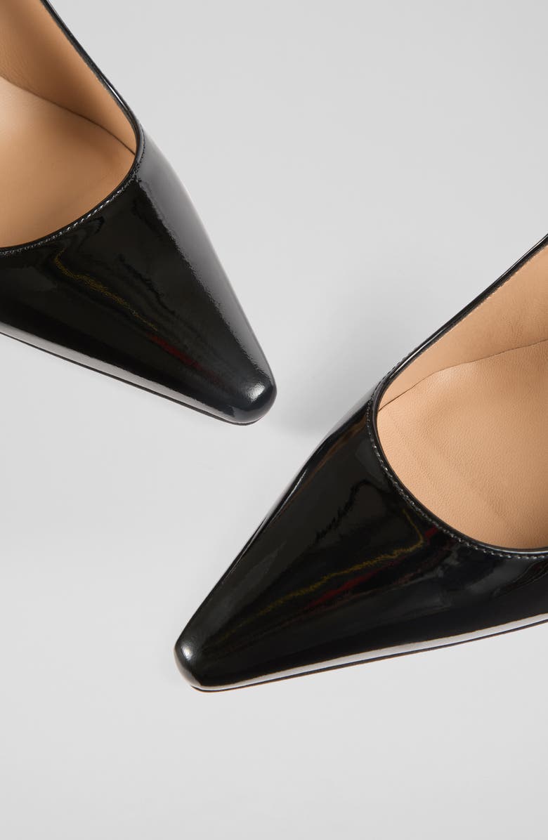 LK Bennett Florentine Pointy Toe Pump, Alternate, color, Black Patent