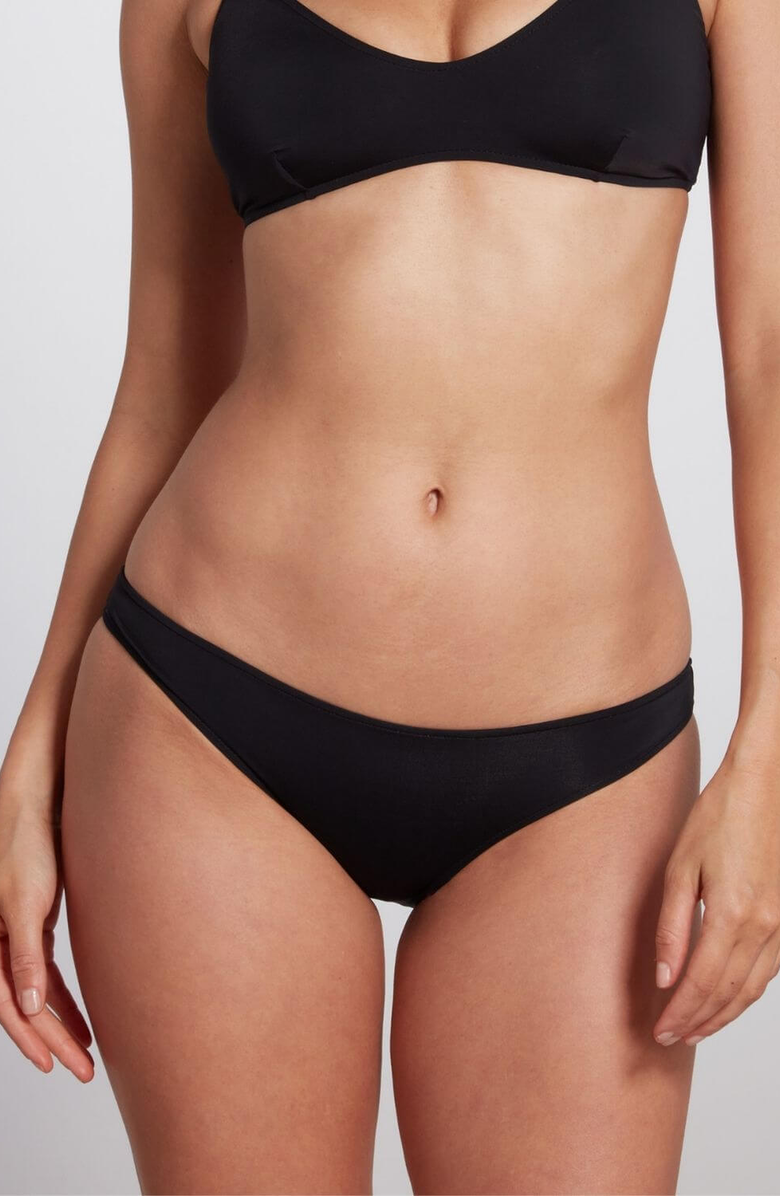 Sauipe Jenna Classic Brief Bikini Bottom, Alternate, color, Black