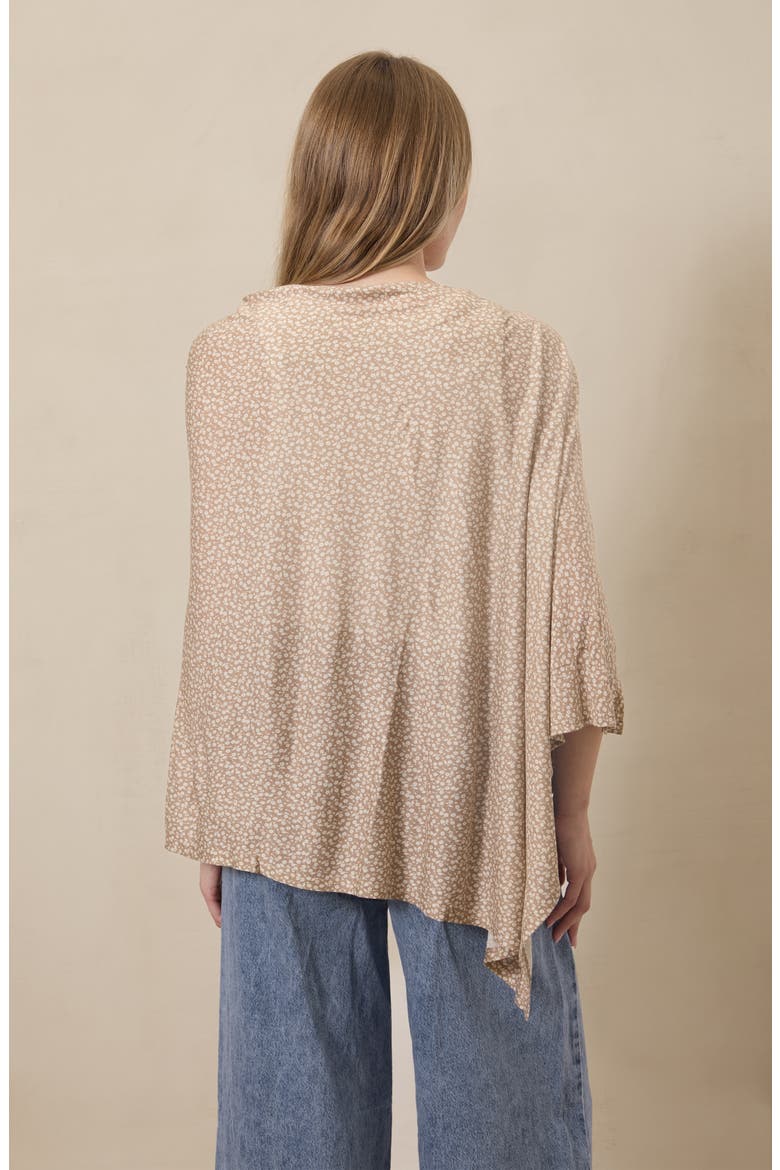 Nursing Cover, Alternate, color, CREAM FLORAL
