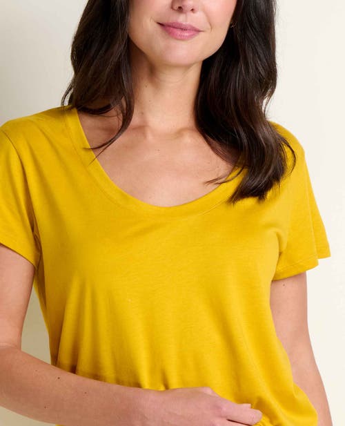 Toad And Co Toad & Co Whisper Tee In Gold