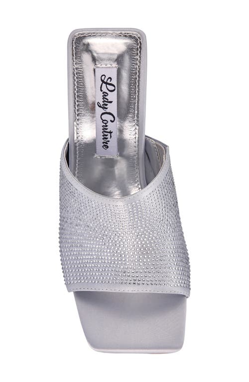 Lady Couture Women's Fuego Wedge Sandals In Silver
