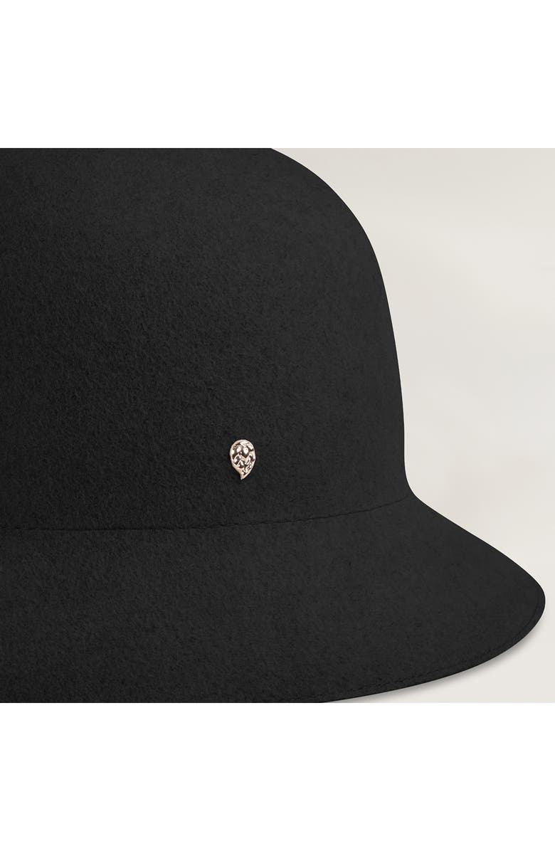 Helen Kaminski Mariko Wool Felt Bucket Hat, Alternate, color, Black/Blac