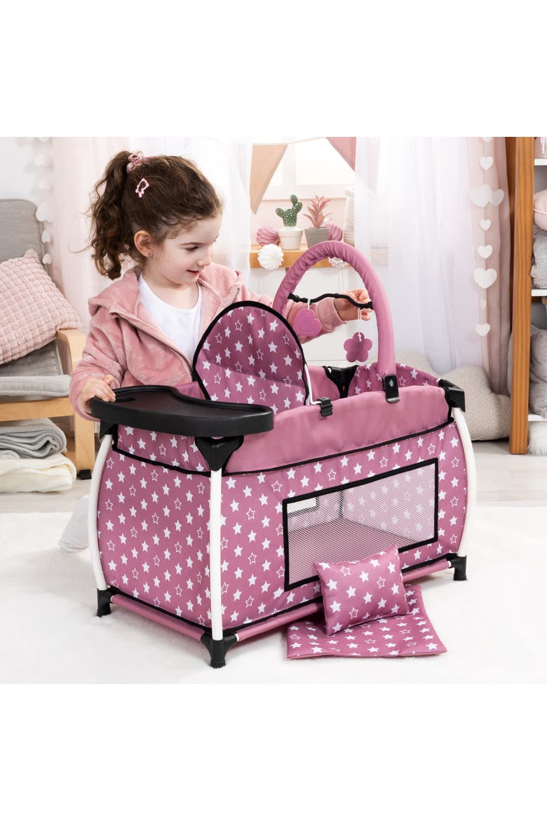 Doll Multi-Bed Care Center Fits 18" Dolls, Ages 3+, Alternate, color, Multicolored