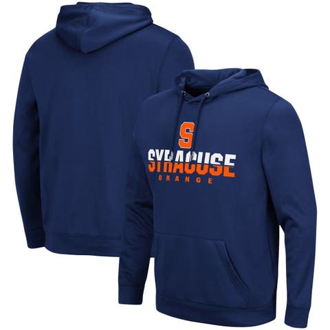 Men's Colosseum Navy Syracuse Orange Lantern Pullover Hoodie