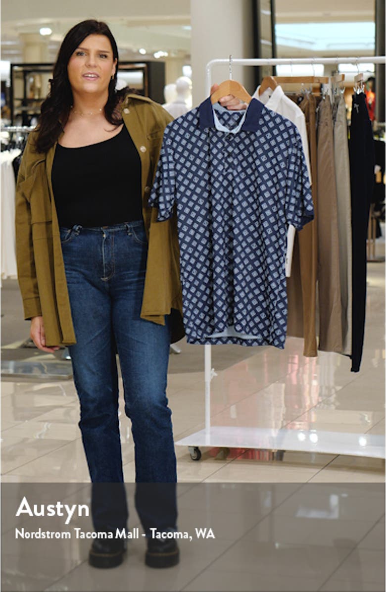 Jackson Geo Pattern Golf Polo, sales video thumbnail