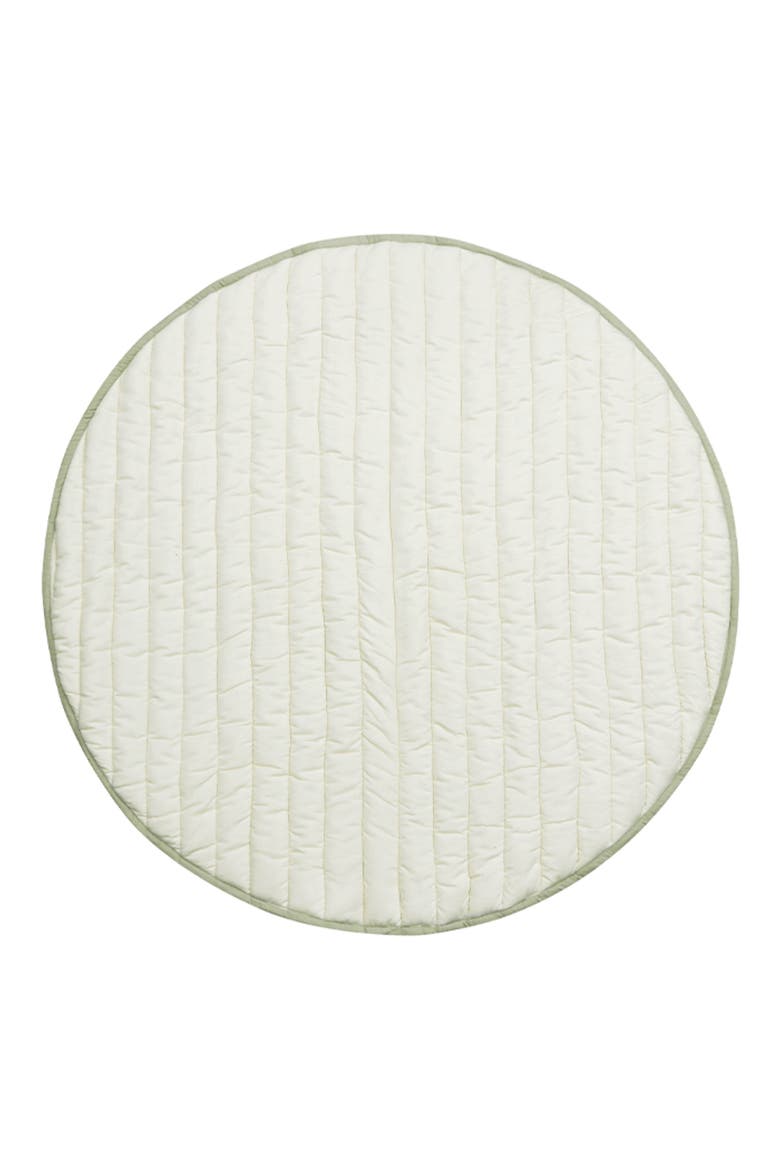 Sensorial Reversible Organic Cotton Roll-Up Play Mat, Alternate, color, OLIVE