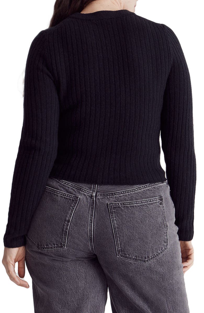 Madewell Readfield Rib Slim Fit Pullover Sweater, Alternate, color,