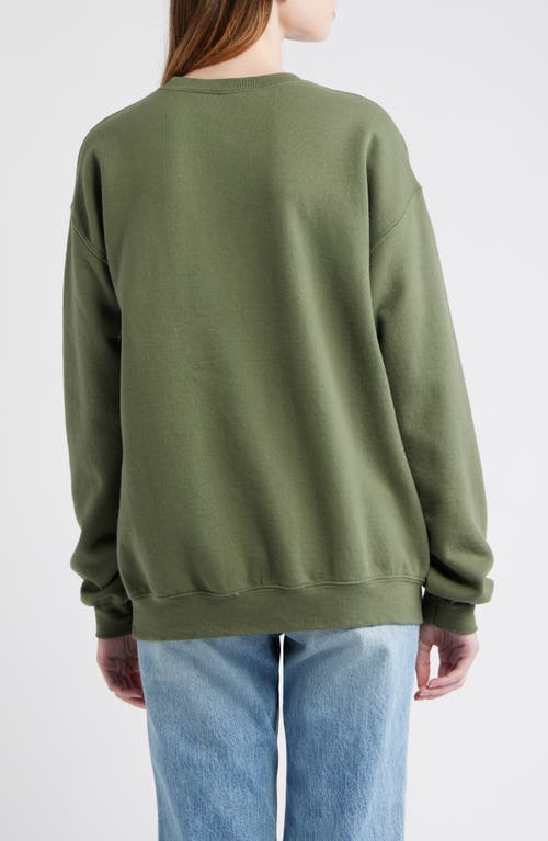 Junk Food Rudolph Shine Bright Crewneck Sweatshirt In Green