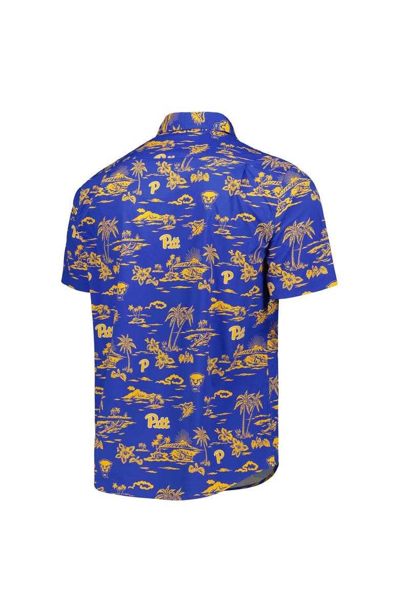 Reyn Spooner Men's Reyn Spooner Royal Pitt Panthers Performance Button-Down Shirt, Alternate, color, 