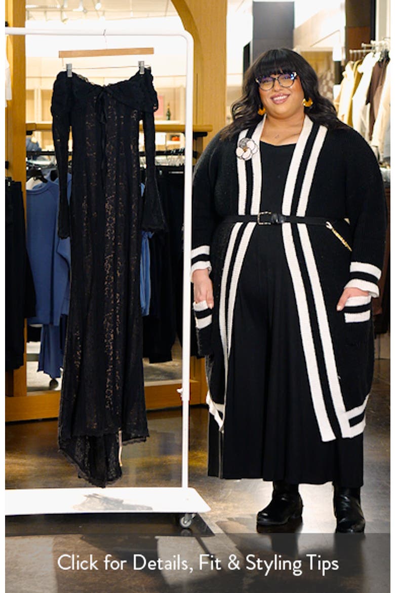 Belle Off the Shoulder Long Sleeve Maxi Dress video