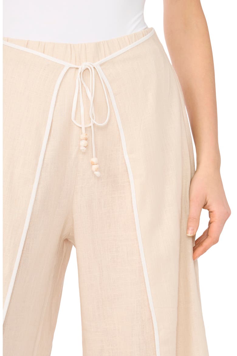 Tie Waist Wide Leg Pants, Alternate, color, RAINY DAY