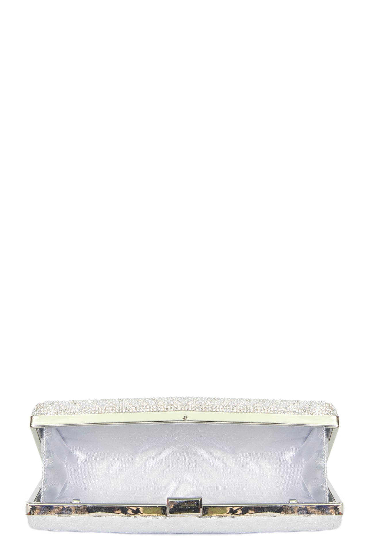Mimi Clutch, Alternate, color, SILVER