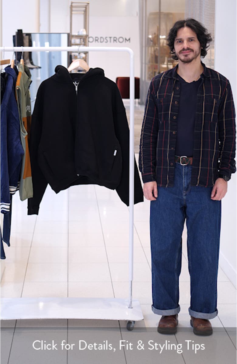 Initial Oversize Full Zip Hoodie, sales video thumbnail