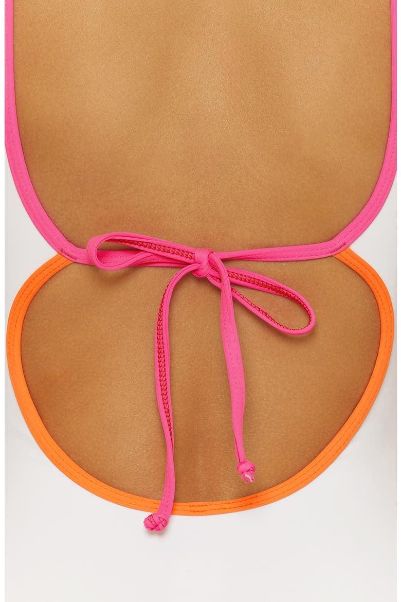 Block Party One-Piece Swimsuit, Alternate, color, WHITE