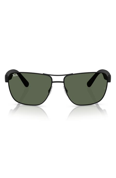 RB3745L 63mm Rectangular Sunglasses