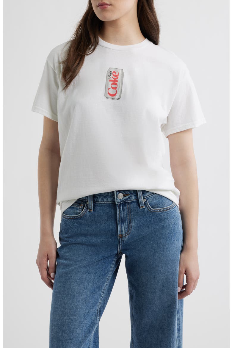 Diet Coke® Graphic T-Shirt, Main, color, WHITE