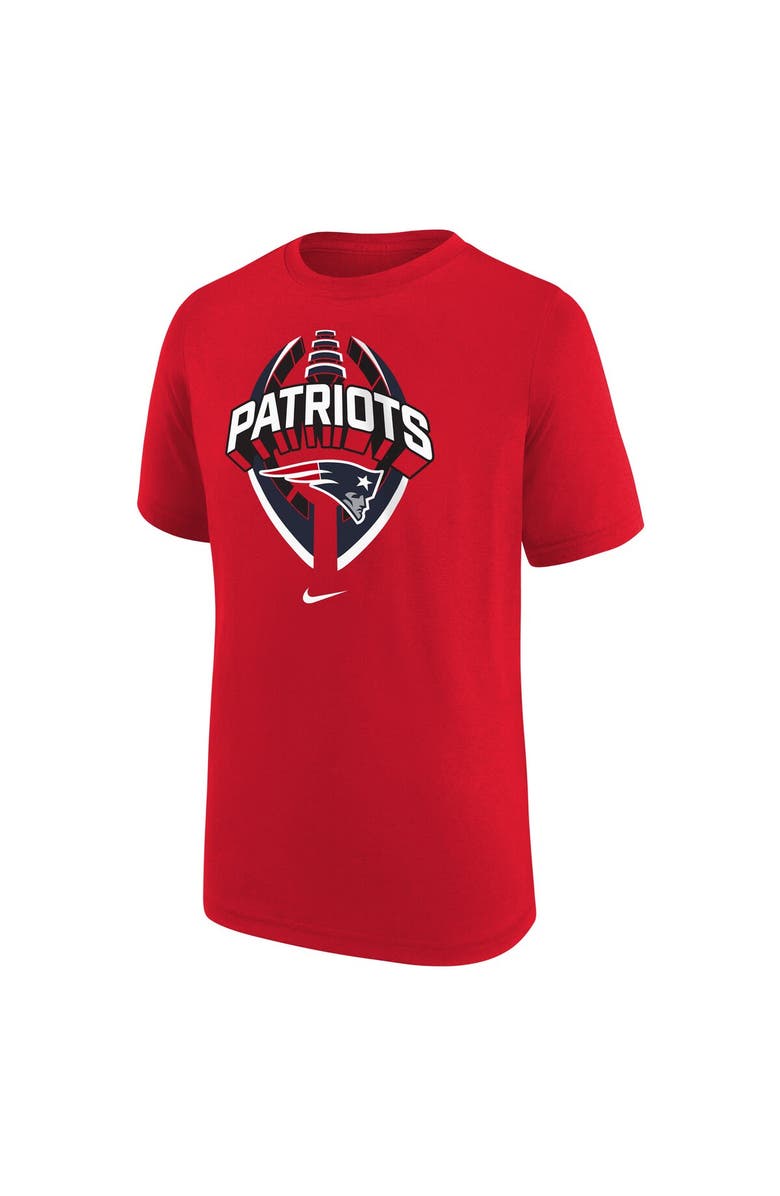 Nike Youth Nike Red New England Patriots Icon Legend T-Shirt, Alternate, color,