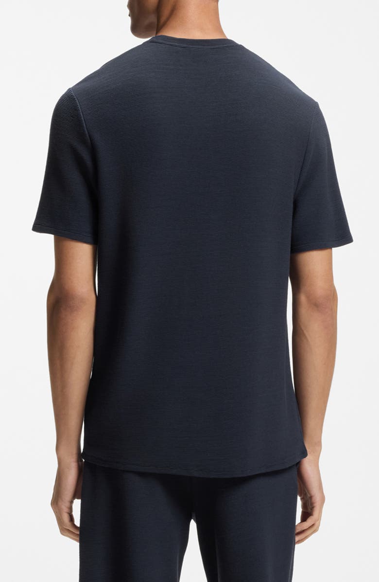 BOSS Rib Lounge T-Shirt, Alternate, color, Dark Blue