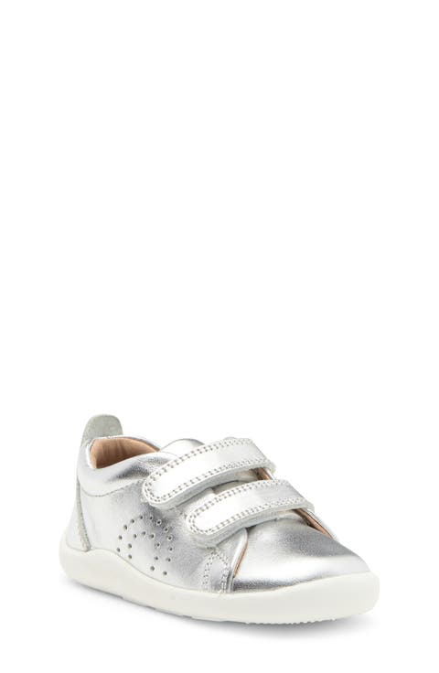 Kids' Metallic Leather Sneaker (Baby, Toddler & Walker)