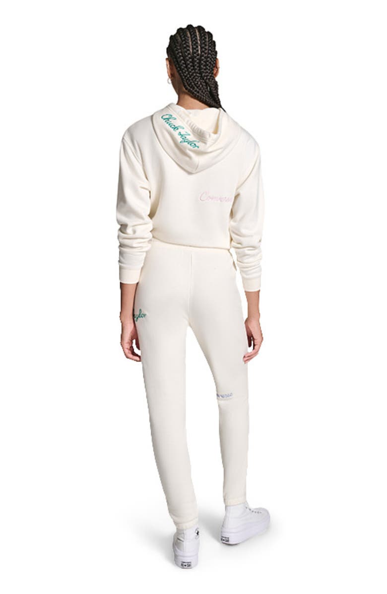 Converse Chuck Taylor Script Joggers, Alternate, color, Converse Egret