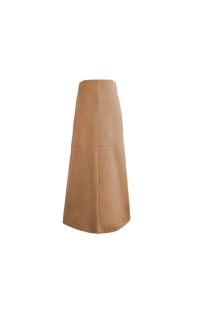 ATS Fern Suede Midi Skirt, Alternate, color,