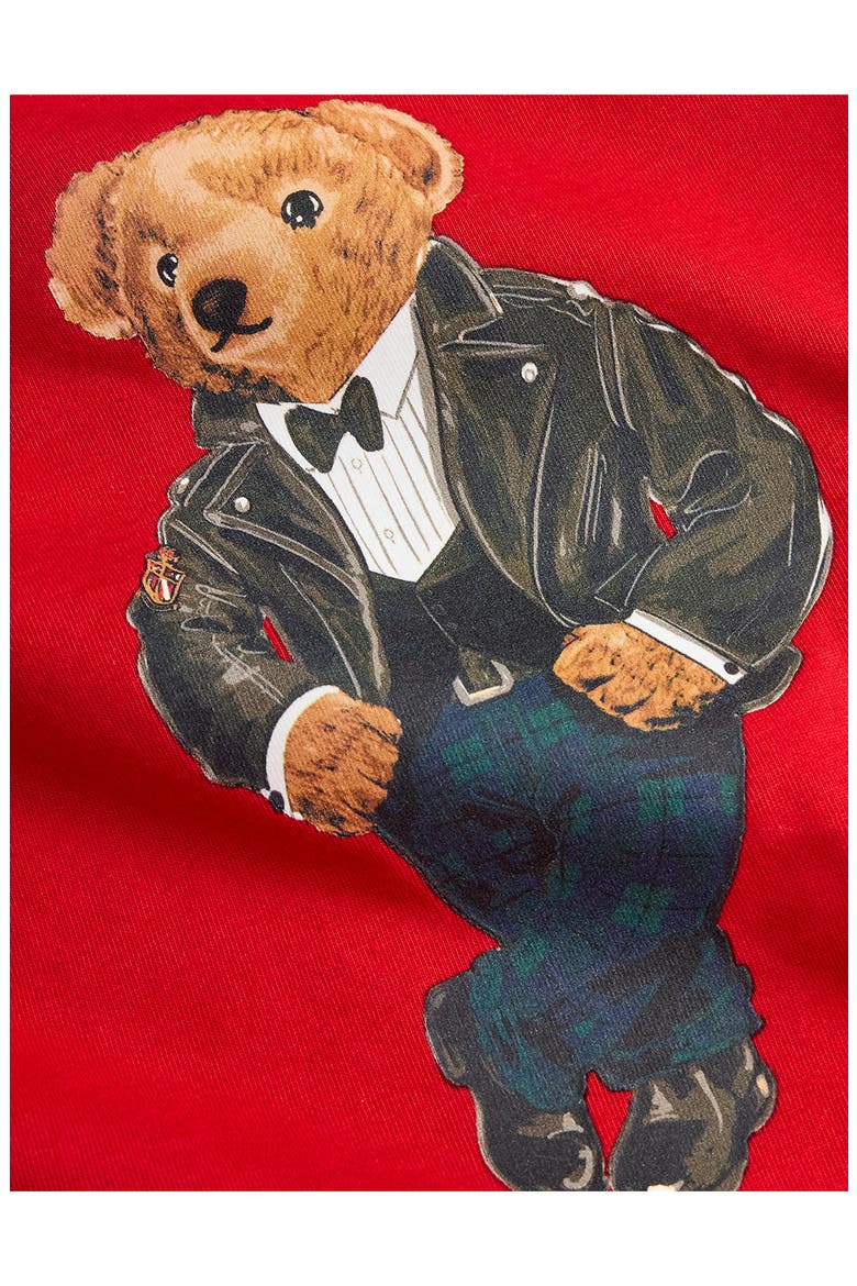 Kids' Polo Bear Graphic Tee, Alternate, color, RL2000 RED