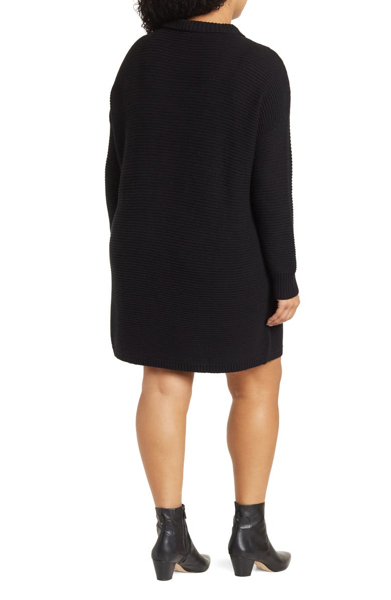Melrose and Market Mock Neck Mini Sweater Dress, Alternate, color,