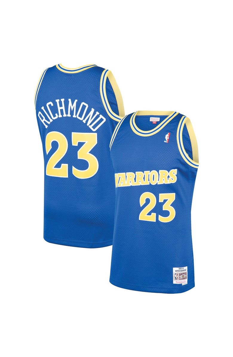 Mitchell & Ness Men's Mitchell & Ness Mitch Richmond Royal Golden State Warriors 1990/91 Hardwood Classics Swingman Jersey, Alternate, color,