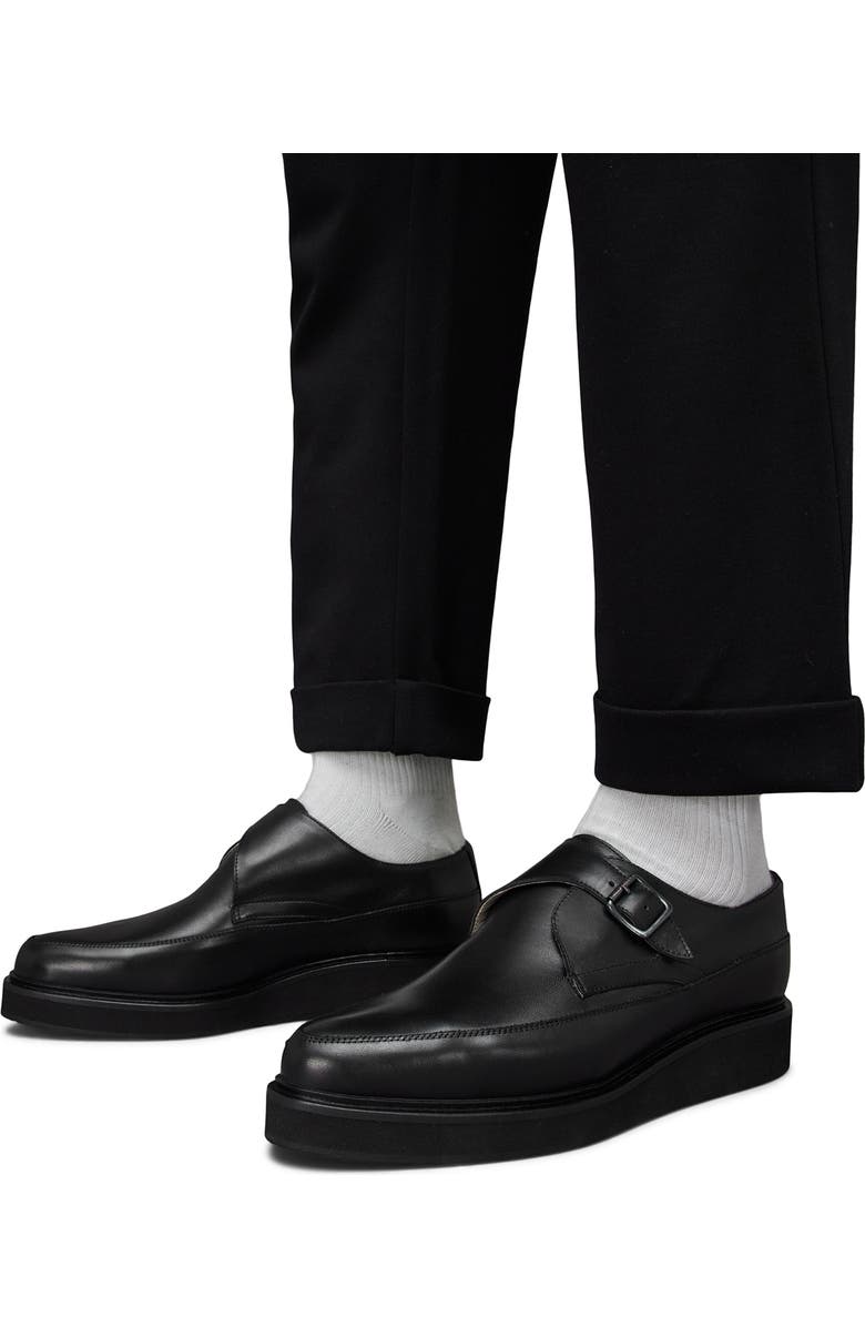 AllSaints Luke Monk Strap Shoe, Alternate, color,