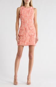 Cinq à Sept Lucie Ellisella Sleeveless Bouclé Minidress