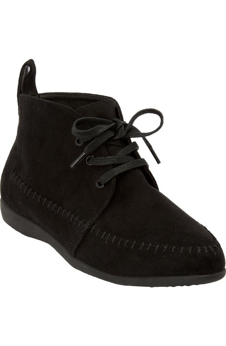 Comfortview The Elsa Bootie, Main, color, Black