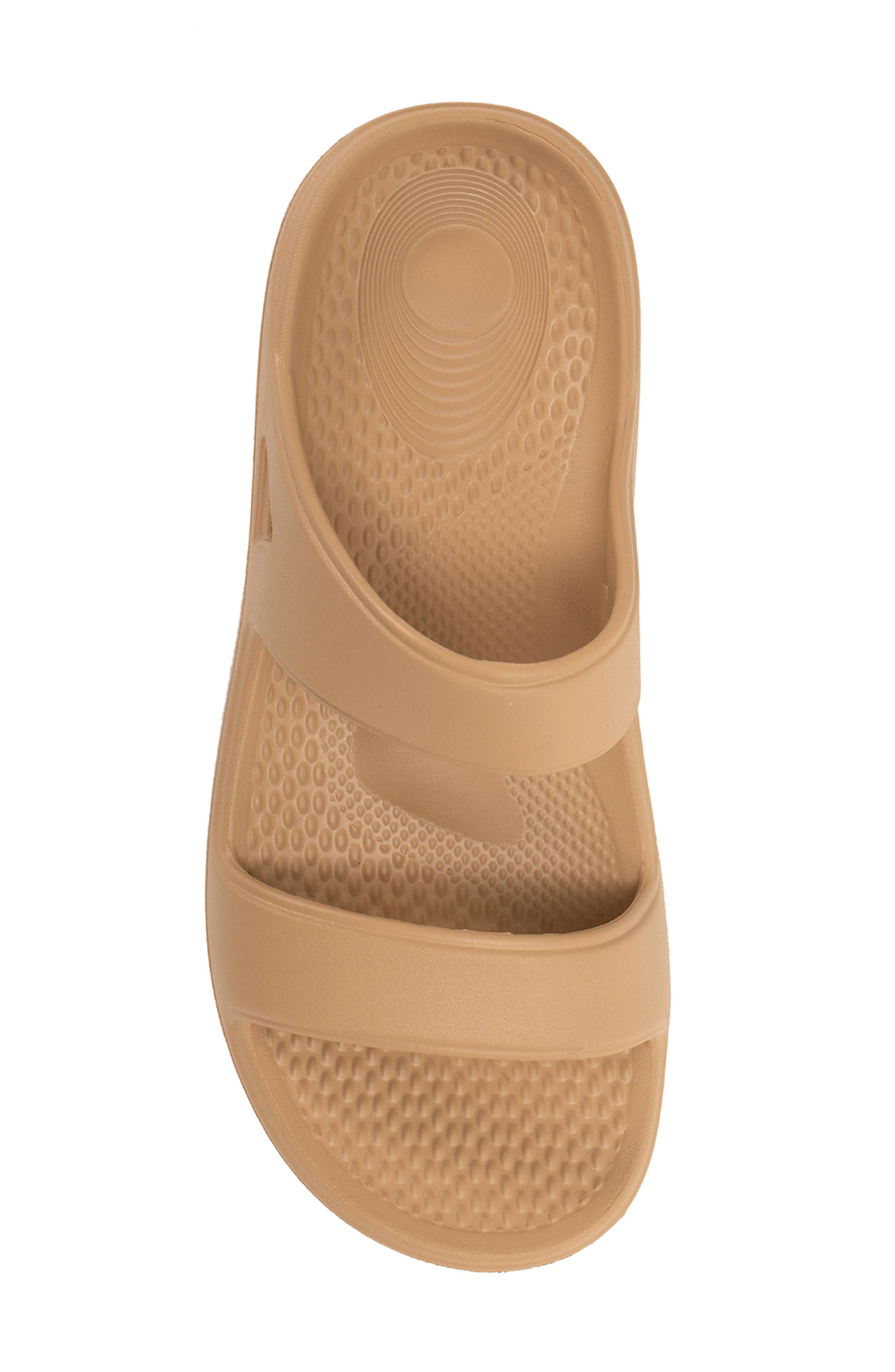 2-Pack Fusion Zest Slide Sandal, Alternate, color, NOUGAT/ WARM WHITE
