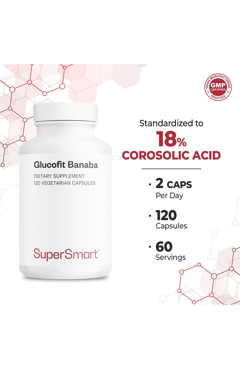 SuperSmart Glucofit Banana 10 mg per Day, Alternate, color, NO COLOR